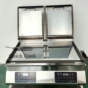 Plancha Antiadherente Multifuncional para <span class=keywords><strong>Restaurante</strong></span>, Apta para Calentar por un Lado, para Asar Filetes y <span class=keywords><strong>Alitas</strong></span> de Pollo, Compatible con Inducción - Product Image 6