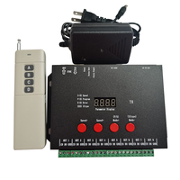 T8 8端口射频遥控器 8192像素 DMX512 SPI TTL LED编辑软件 Magic SD卡数字可编程可寻址LED控制器