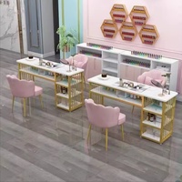 Nouvelle Arrivée 2026 : Table de Manucure Multifonctionnelle Moderne de Luxe Léger pour Salon de Beauté et Salon, Écologique et Durable pour le Nail Art