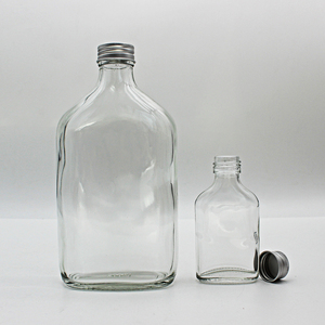 Fabricante personalizado de café frío botella de vidrio 50ml 200ml 250ml 350ml para bebidas té licor whisky Vodka <span class=keywords><strong>Tequlia</strong></span> con tapa - Product Image 4