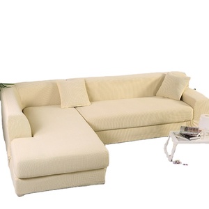 <span class=keywords><strong>Housse</strong></span> de canapé en peluche polaire élastique magique extensible en forme de L pour la chambre à coucher, meilleures ventes - Product Image 1