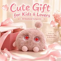 Robot en peluche électrique intelligent AI, animal de compagnie électronique parlant, chantant, dansant, musical, compagnon émotionnel, cadeau pour enfants, personnalisable