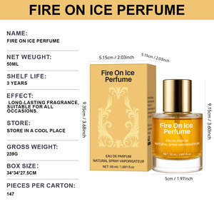 Parfum exotique OEM, grande capacité, arôme vanille, fougère, musc, parfum attrayant, parfum feu sur glace - Product Image 5