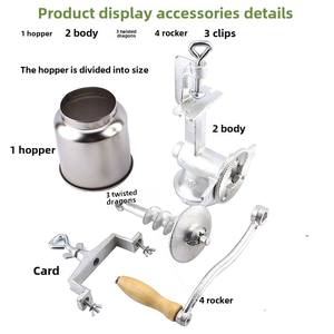 Molino Manual de Hierro Fundido de Importación Alemana para Harina Doméstica para Trigo, Maíz, Granos y Materiales de Pienso, Condición Nueva - Product Image 4