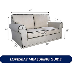 5 7 Seater Plush Washable Waterproof Home Textile <b>Sofa</b> <b>Covers</b> Elastic Stretch Slipcover Set 3pcs Customized Color - Product Image 5