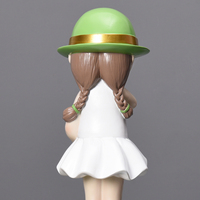 Statue de fille à bulles de grande taille, dessin animé, pour enfants, sculpture de vitrine de restaurant, hôtel, café, pièce maîtresse à vendre, MOQ 1 pièce