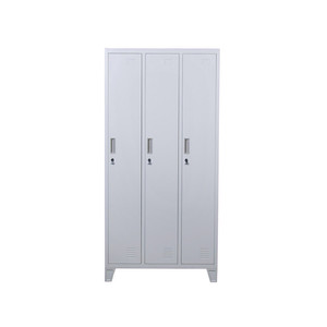 Armoire métallique de style casier pour salle de sport et école, avec 3 portes, mobilier de bureau moderne, armoire de classement pour hommes, 7 jours, 0,6 mm - Product Image 2