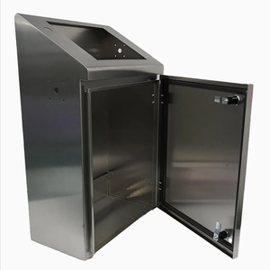 Boîtier en acier inoxydable 304/316 avec porte à charnières et panneau d'ouverture supérieur, usiné CNC de haute précision - Product Image 3