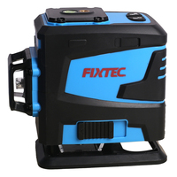 Niveau laser FIXTEC 12 lignes 360° vert rotatif auto-nivelant 3D