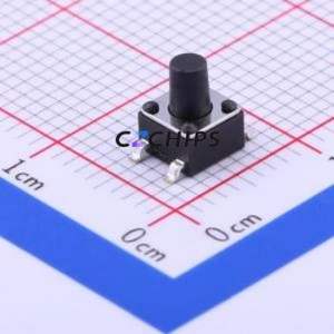 TS-1109S-C-F Tactile Switch SMD-4P,4.5x4.5mm Switch Single Pole Single Throw Round Button 2.6N Vertical Mount - Product Image 1