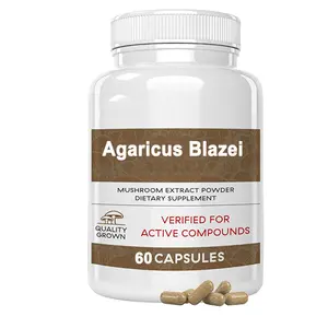 Agaricus Blazei murrill chiết xuất bột 500 mg Agaricus Blazei murrill chiết xuất viên nang