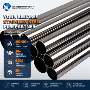 Factory Price 321 No.4 Finish 219.1mm Cold Drawn ASTM A312 Stainless Steel Pipe in Chemical Industry - Product Image 1
