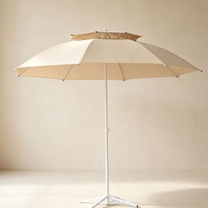 Sombrilla de Doble Toldo Ventilada de Poliéster de Primera Calidad para Exteriores, Ideal para Negocios al Aire Libre - Product Image 1
