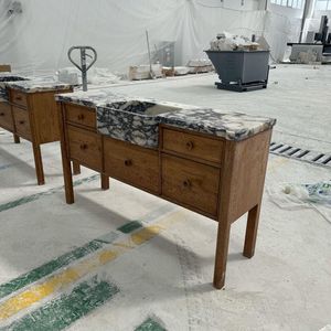 Элегантная Современная мраморная ванная комната Calacatta - Product Image 3