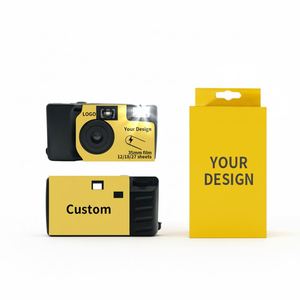 Appareil photo jetable 35 mm avec pellicule colorée, nouveau style 2027, personnalisable, pour événements - Product Image 1