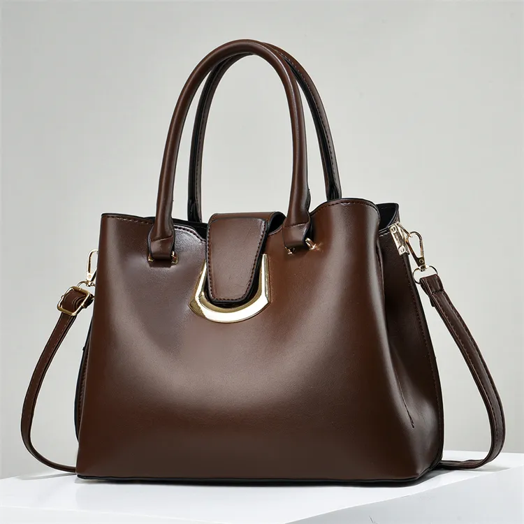 2024 Promotional hot-selling cheap Fashion 100% Genuine Leather Women Handbags Ladies Tote Bag