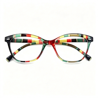 Lunettes de lecture légères aux couleurs mélangées tendance, monture à ressort, pour presbytie, usage quotidien à la maison ou au bureau