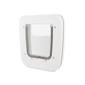 Porte pour animaux de compagnie à fermeture automatique, 25x24cm, sans perforation, pour chats et chiens, usage domestique, design japonais - Product Image 3