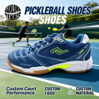 Chaussures de pickleball en mesh personnalisées avec logo d'usine, légères, amortissantes, pour entraînement en extérieur, unisexes