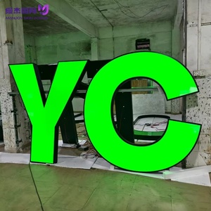 Letras Gigantes 3D Personalizadas, Letras Decorativas para Centros Comerciales/Empresas, Letras Gigantes Iluminadas de 4 y 5 Pies - Product Image 1