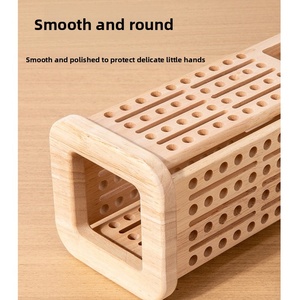Gioco in Legno 3 in 1 Konig Kids, Giocattoli Educativi <span class=keywords><strong>Montessori</strong></span> Personalizzati per Bambini - Product Image 2