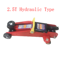 Cric hydraulique à profil bas de 2,5 tonnes AUTO Wholesale, en acier robuste, à piston unique, certifié CE, avec caractéristiques de sécurité