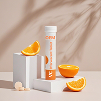 OEM Vitamine C avec collagène pour le blanchiment de la peau Bon prix Acide ascorbique sans OGM Vitamine C Comprimé effervescent