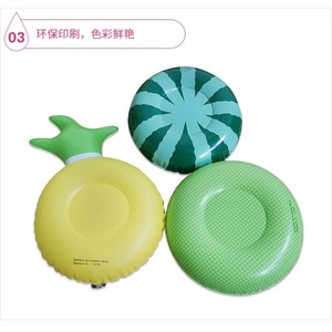 <b>Inflatable</b> Pineapple Watermelon Pool <b>Floats</b> PVC Swim Ring 16Cm Summer Fun Floating Toys For Kids Adults Pool Accessories - Product Image 4