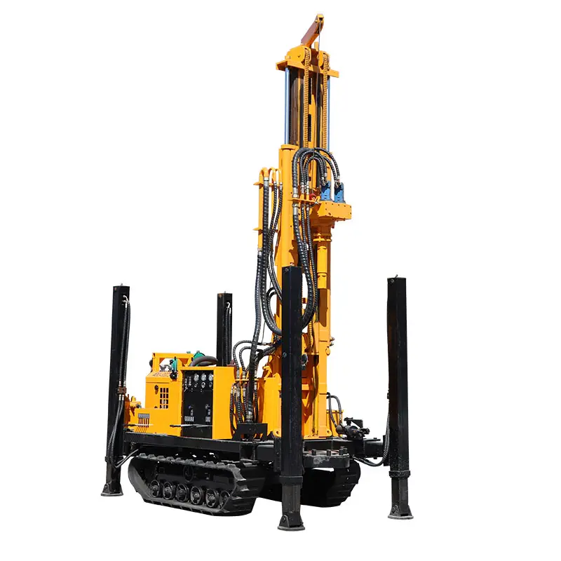 100-200m high torque portable tractor mounted water well drilling rigs / water well drilling machine