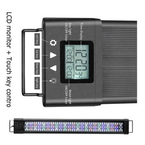Luz <span class=keywords><strong>LED</strong></span> de Espectro Completo IP67 a Prueba de Agua para Acuarios, Luz <span class=keywords><strong>Programable</strong></span> para Peceras con Soporte Extensible y <span class=keywords><strong>Pantalla</strong></span> LCD de Configuración - Product Image 2