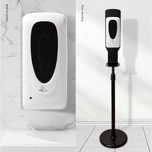 Distributeur automatique de désinfectant pour les mains sans contact, 3 modes, support mural, double alimentation, support en acier inoxydable - Product Image 2