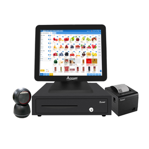 2024 OCOM nueva actualización 15,1 pulgadas todo en una pantalla táctil sistemas Pos caja registradora para supermercado - Product Image 1