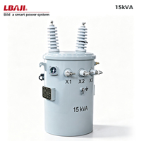 Transformateur de distribution de type poteau CSP 15 kVA, 13,2 kV/7,62 kV vers 120/240 V, pour usage résidentiel