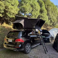 Tentes de toit rigides pour voitures 4x4, légères, imperméables, résistantes aux UV, pour 4 personnes, pour le camping