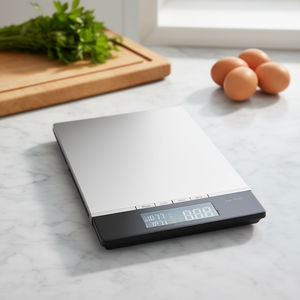 Báscula de cocina digital Bomann de 5000 g con temporizador y función de tara para cocinar y hornear - Product Image 3