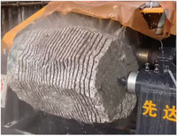 Machine automatique de fabrication de billes de granit et de marbre avec moteur et engrenages 380V, longue durée de vie pour la construction