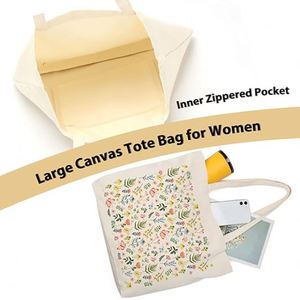 Aesthetic Design Cotton <b>Bag</b> Full-color Printing Environmentally Friendly Shopping <b>Bag</b> Large Capacity Tote <b>Bag</b> - Product Image 4