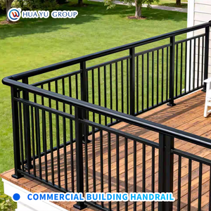 Main courante en métal thermolaqué, main courante en <span class=keywords><strong>acier</strong></span> <span class=keywords><strong>galvanisé</strong></span> pour balcon, <span class=keywords><strong>escalier</strong></span>, villa extérieure, jardin, cour, centre commercial, garde-corps en métal - Product Image 2