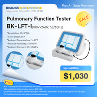 Spiromètre numérique de bureau Biobase pour la fonction pulmonaire, en promotion pour les cliniques ou les hôpitaux