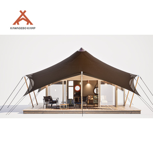 Carpa de Lujo para Glamping Kawagebo Kamp (KK) de Lona Impermeable de PVC/PVDF con Baño para Hoteles y Resorts - Product Image 3