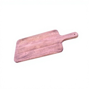 Planche à découper en bois avec poignée, bloc à découper rectangulaire pour légumes, fromage, pain, cuisine, restaurant - Product Image 2
