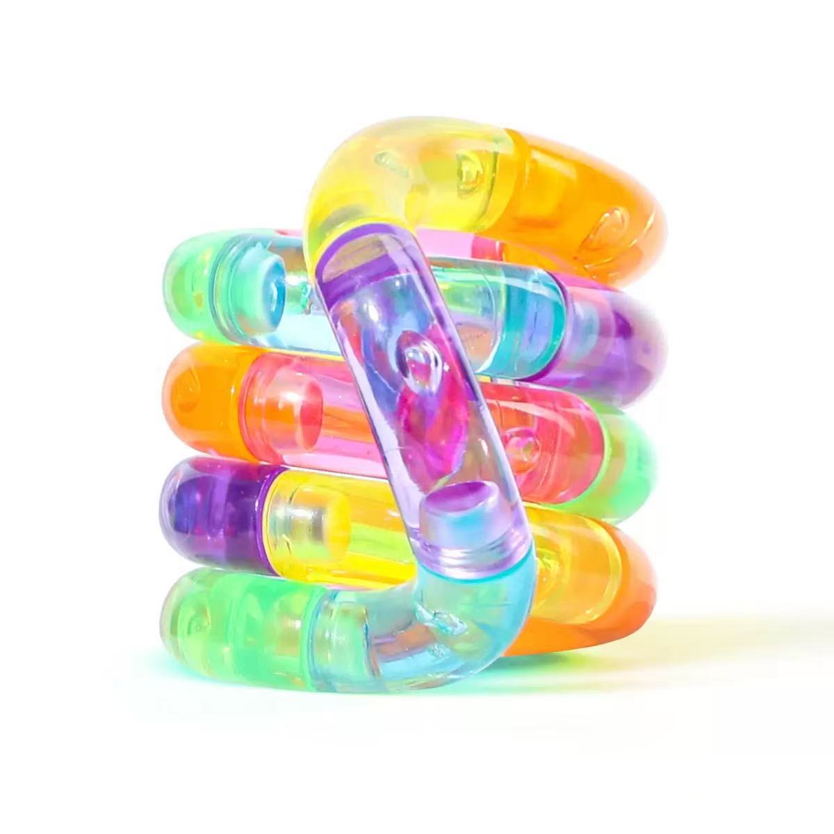 Cristal translucide-arc-en-ciel 6 couleurs