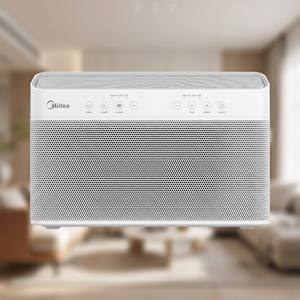 Climatiseur de fenêtre BIBO ultra silencieux en forme de U, 8000, 10000, 12000 BTU, climatiseur intelligent pour chambre à coucher, résidentiel - Product Image 1