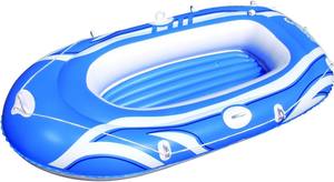 CE Approved Heavy Duty Inflatable PVC Boat &amp; <strong>Raft</strong> for Sea <strong>River</strong> Lake Fishing-1-4 Persons <strong>Paddle</strong> &amp; Ropes Included - Product Image 5