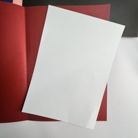 Titulaire de certificat de mariage en papier A4 de luxe personnalisé velours doux pour l'obtention du diplôme produits de classement
