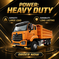 Nouveau Camion Benne SINOTRUK HOWO NX 371 6x4 Euro5 Diesel Lourd pour Exploitation Minière, Sable et Construction