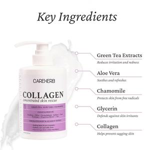 Crema Facial Reafirmante y Tensora de Colágeno Orgánico al por Mayor de 500 ml, Loción Corporal Hidratante - Product Image 3