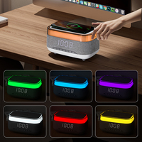 2026 Nieuwe Multifunctionele Smart Bluetooth Speaker met Draadloze Oplader en Wekker