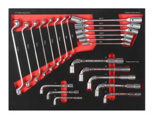 Armoire à outils en acier au chrome-vanadium CE à 7 tiroirs, nouveau design, couleur verte, 349 pièces, ensembles professionnels, étui rigide OEM TC-349, durable - Product Image 3