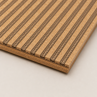 Tapis à gratter pour chat en liège plat avec surface ondulée 600x300mm, tapis à gratter en liège naturel pour chats
